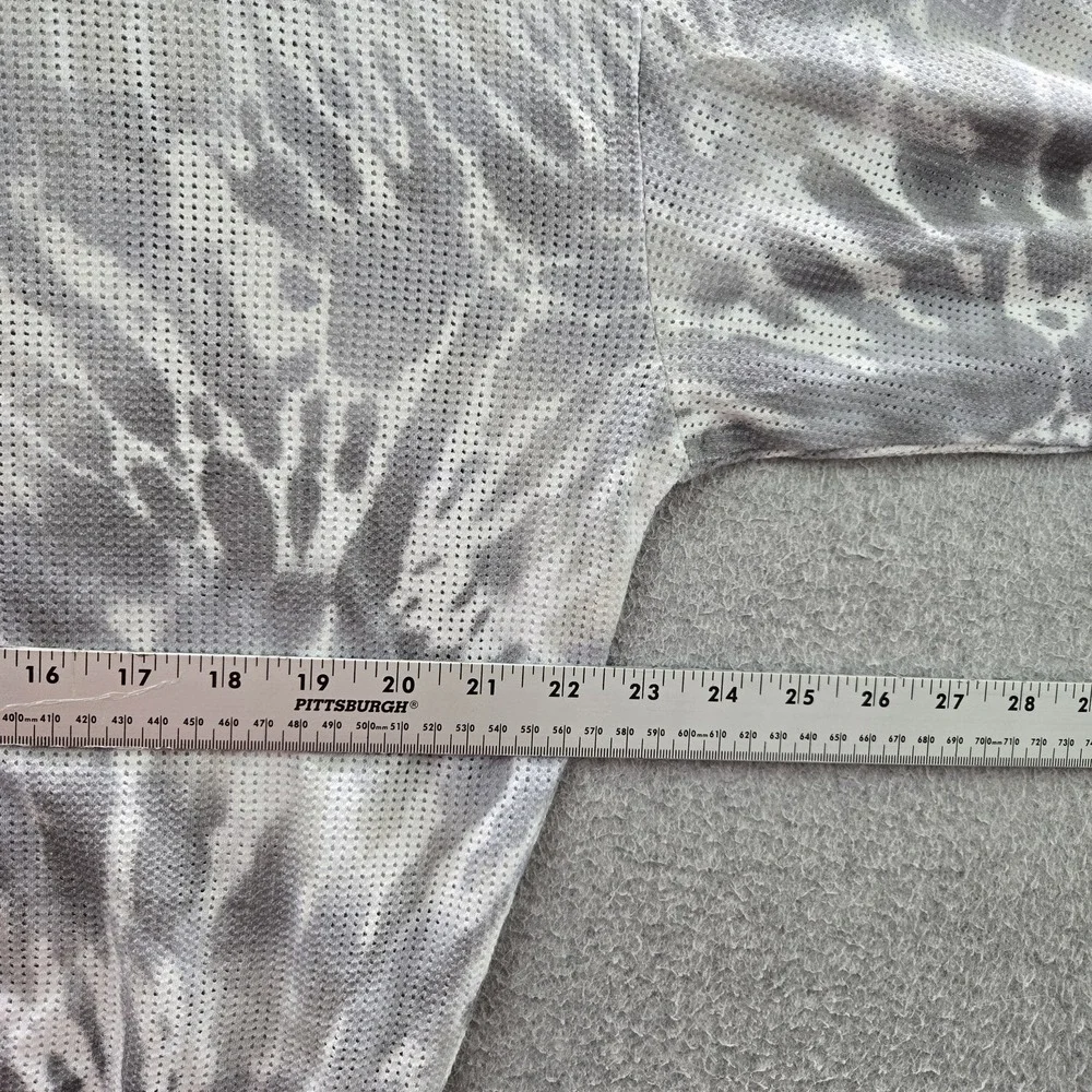 PINK‎ Victoria's Secret Women Sweatshirt S Gray Tie Dye Long Sleeve